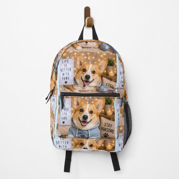 Item preview, Cute Cozy Corgi Hoodie Portrait Design designed and sold by BagFactoryUK.