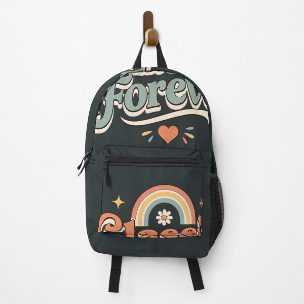 Item preview, Classic Forever Retro Aesthetic Cute Vintage Typography Rainbow Graphic Sticker designed and sold by Sanika arts .