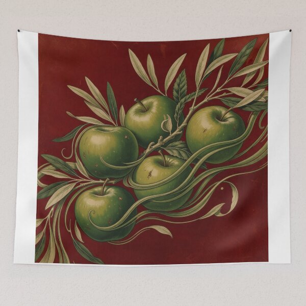 Item preview, Green Apples Print designed and sold by dudeoir.