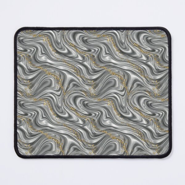 Item preview, Silver Gold Liquid Metallic Pattern designed and sold by Pioneer Spirit Market.