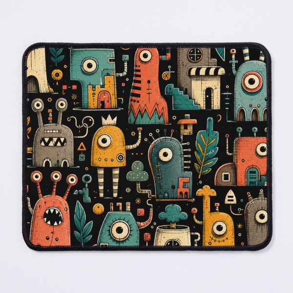 Item preview, Whimsical Monster Pattern designed and sold by Thor-stone.