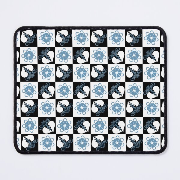 Item preview, Broken Hearts and Love Tears Flowers on Checkers designed and sold by Digitalmyth's Designs.