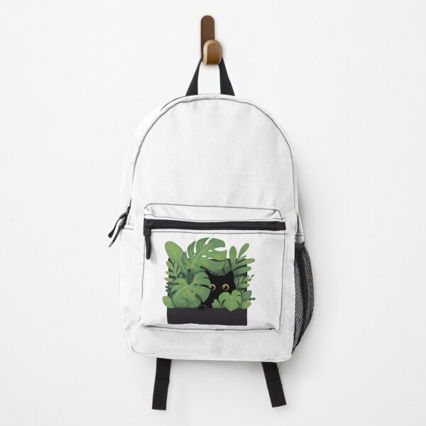 Item preview, Cat hiding in lush green foliage designed and sold by PurrfectHome.