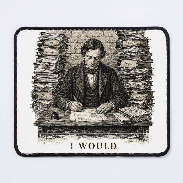 Item preview, Bartleby the Scrivener – I Would Prefer Not To designed and sold by Past in Threads.