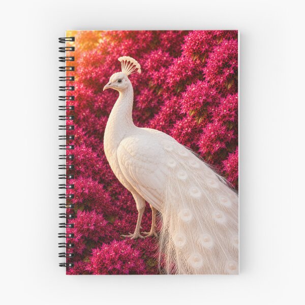 Item preview, Elegant White Peacock in Bloom designed and sold by Rohan132.