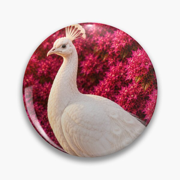 Item preview, Elegant White Peacock in Bloom designed and sold by Rohan132.