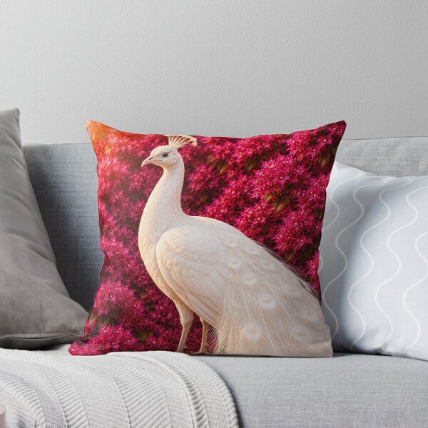 Item preview, Elegant White Peacock in Bloom designed and sold by Rohan132.