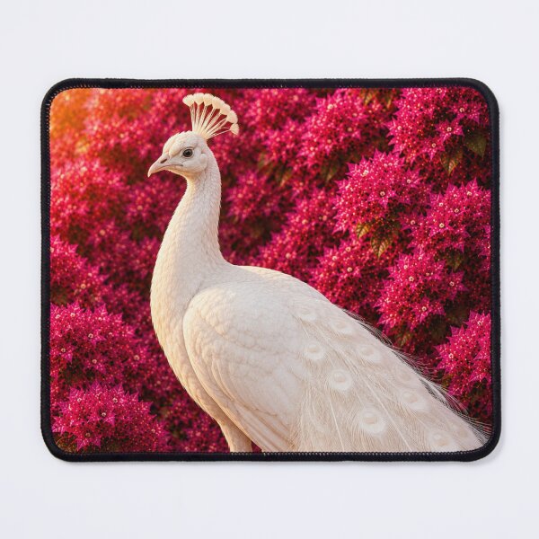 Item preview, Elegant White Peacock in Bloom designed and sold by Rohan132.