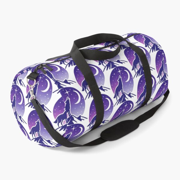 Item preview, Cosmic Wolf Howl Galaxy Silhouette designed and sold by AnamikaInRed.