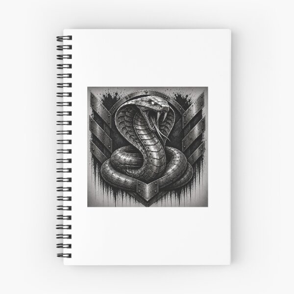 Item preview, Steel Cobra – Industrial Metal Cobra | Cyberpunk Mechanical Snake Art designed and sold by SteelCoat Studio.