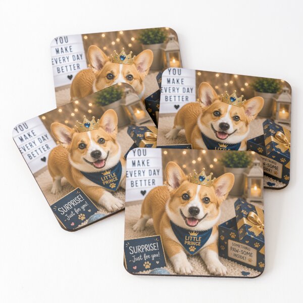 Item preview, Little Prince Corgi Royal Portrait Design designed and sold by BagFactoryUK.