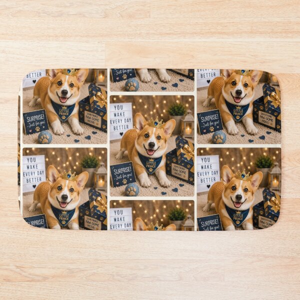 Item preview, Little Prince Corgi Royal Portrait Design designed and sold by BagFactoryUK.