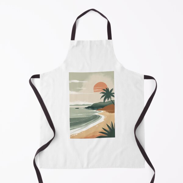 Item preview, Japandi Sunset Coastal Wall Art designed and sold by Luna-Flow.
