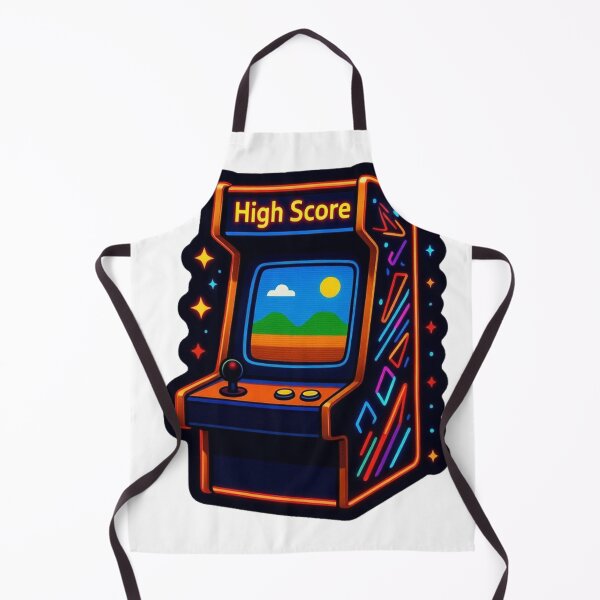 Item preview, Retro Arcade Machine High Score Sticker - Pixel Art 80s Gaming Decal designed and sold by GeekStickerLab.
