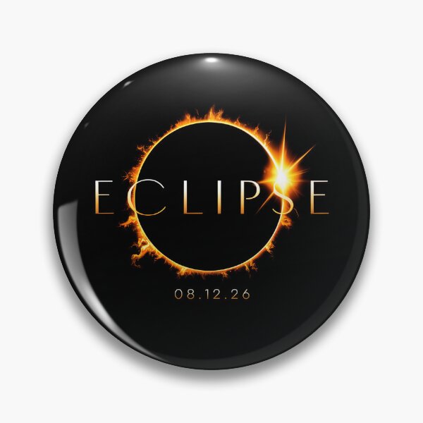 Item preview, Total Solar Eclipse 12th August 2026 designed and sold by Hedoraxe.