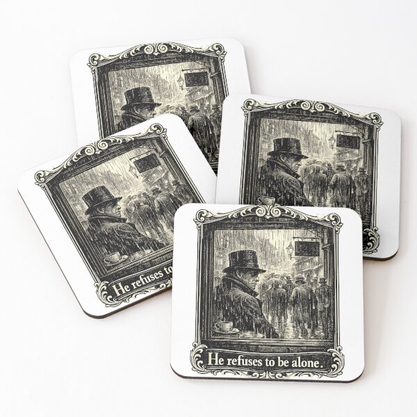 Item preview, The Man of the Crowd – Edgar Allan Poe’s Urban Mystery designed and sold by Past in Threads.