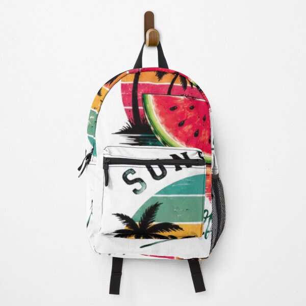 Item preview, Sunshine State of Mind Retro Summer Beach Watermelon T-Shirt designed and sold by novaduman.