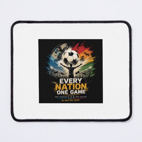 Item preview, Every Nation One Game | Global Football Fan Graphic T-Shirt | Soccer Championship Design designed and sold by vinothmech53.