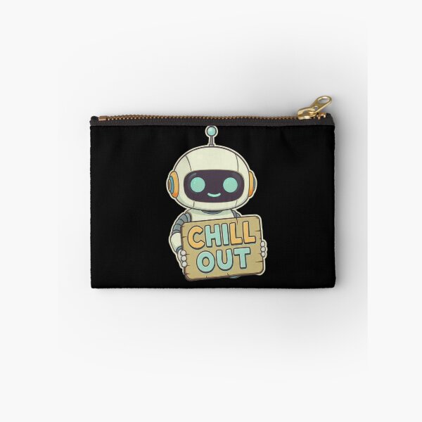 Item preview, Cute Chill Out Robot Sticker designed and sold by ThunderRed.