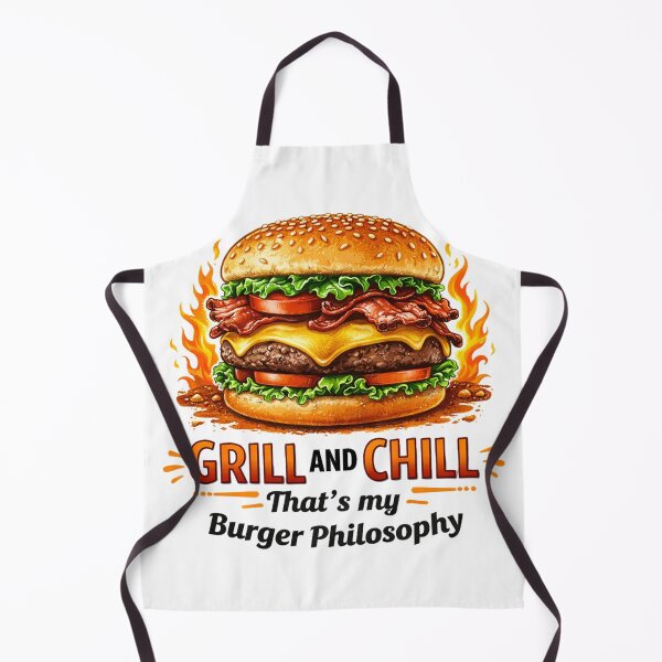 Item preview, Burger - Grill And Chill designed and sold by devonclemon.
