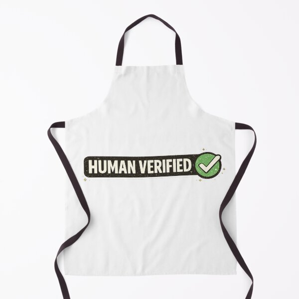 Item preview, Human Verified Funny Anti AI Internet Humor Design designed and sold by THE LUMORA.