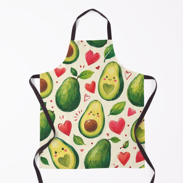 Item preview, Cute Avocado love Pattern  Seamless Pattern Fruit Print designed and sold by Aramdesing.