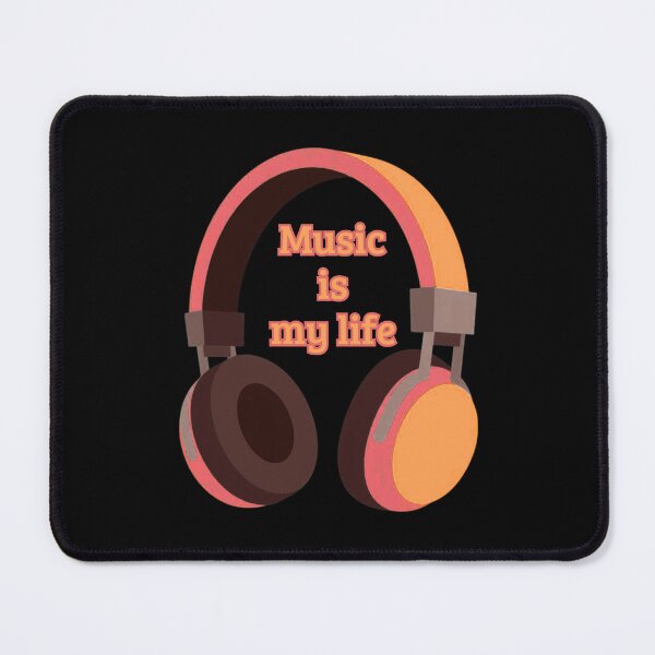 Item preview, Music Is My Life Headphones – Sunset Festival Music Quote | EDM DJ Concert Lover Design designed and sold by VariusDesigns.