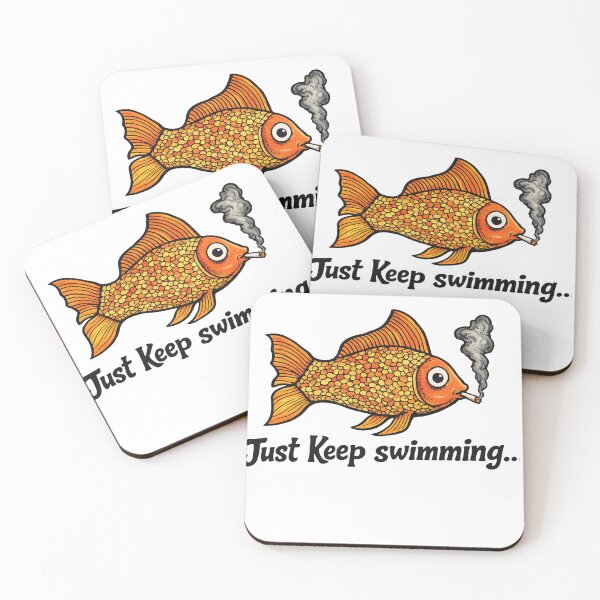Item preview, Just keep swimming  designed and sold by Artsybucco.