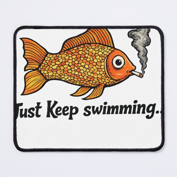 Item preview, Just keep swimming  designed and sold by Artsybucco.