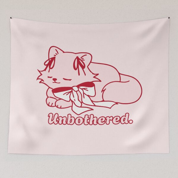 Item preview, Unbothered Coquette Kitten designed and sold by AESTHETISCAPES.