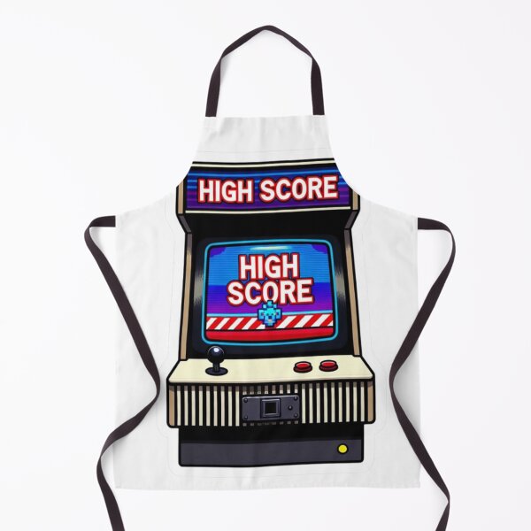 Item preview, Vintage Arcade Cabinet High Score Sticker - Retro Space Invaders Style designed and sold by GeekStickerLab.