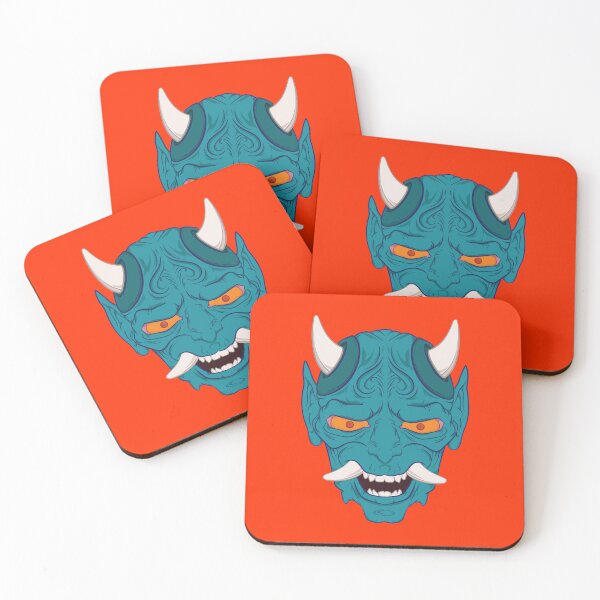 Item preview, Blue Oni Mask designed and sold by Kenneth Shinabery.