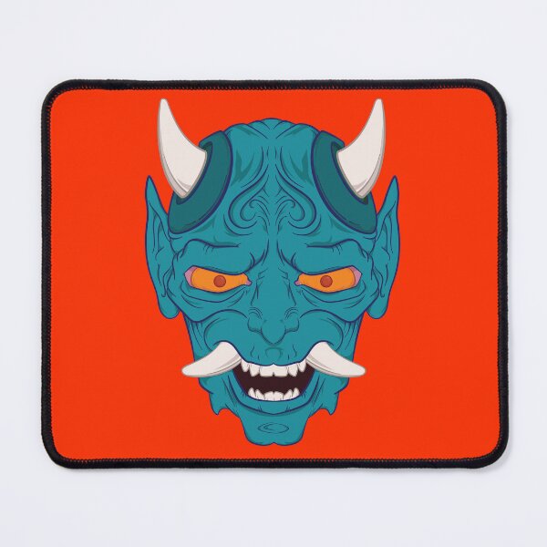 Item preview, Blue Oni Mask designed and sold by Kenneth Shinabery.