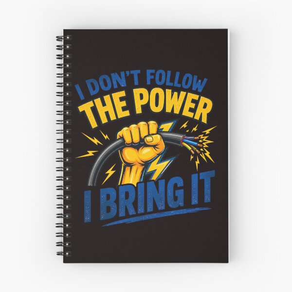 Item preview, I Bring the Power – Funny Electrician Graphic Design designed and sold by Tadeusz1.
