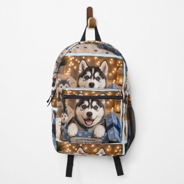 Item preview, Cute Husky Surprise Gift Portrait Design designed and sold by BagFactoryUK.