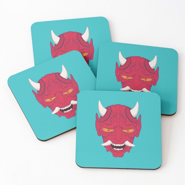 Item preview, Red Oni Mask designed and sold by Kenneth Shinabery.