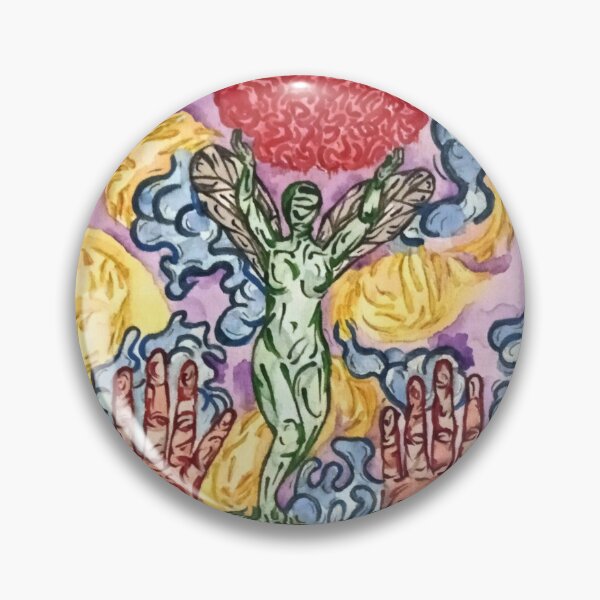 Item preview, Psychedelic moth mother designed and sold by ArtByVargas.