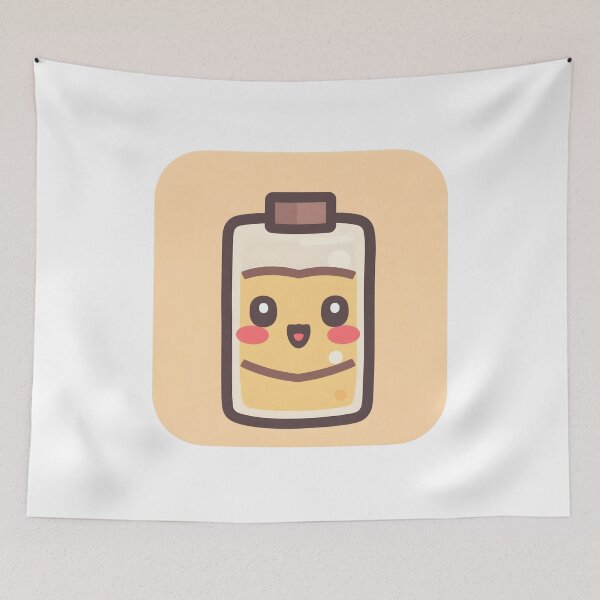Item preview, Cute Kawaii Battery Sticker | Happy Battery Cartoon Aesthetic Design designed and sold by dreamz-world.