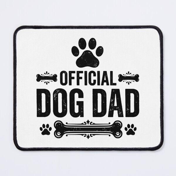 Item preview, Official Dog Dad Black Design designed and sold by DesignedByMarty.