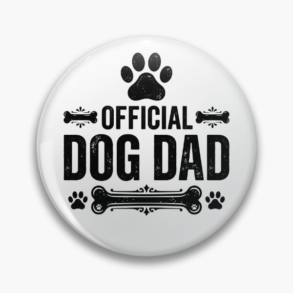 Item preview, Official Dog Dad Black Design designed and sold by DesignedByMarty.