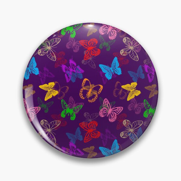 Item preview, Colorful Butterfly Pattern Design - Purple  designed and sold by PatternTitan.