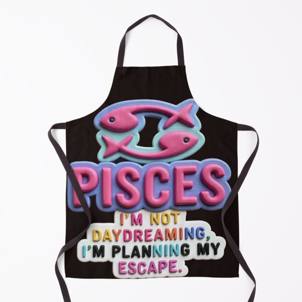 Item preview, pisces I'm not daydreaming colorful typographic zodiac design designed and sold by SmashingDeals.