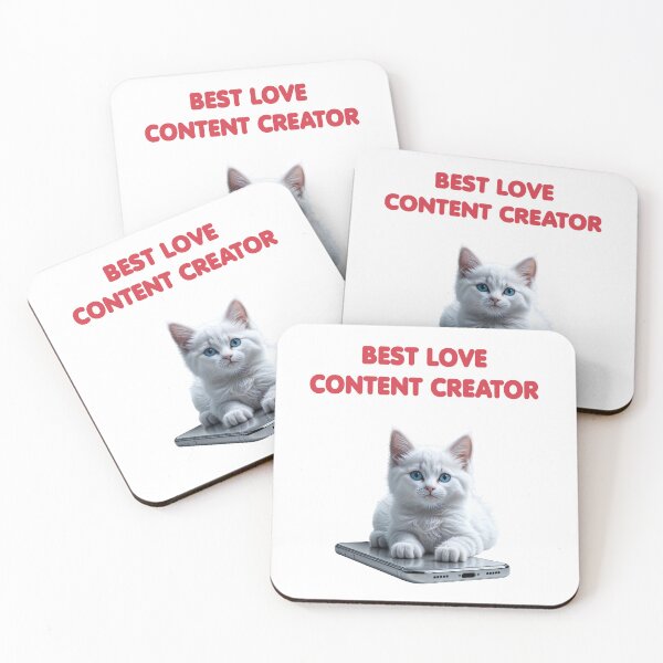 Item preview, Best Love Content Creator Cat designed and sold by Symphatee.