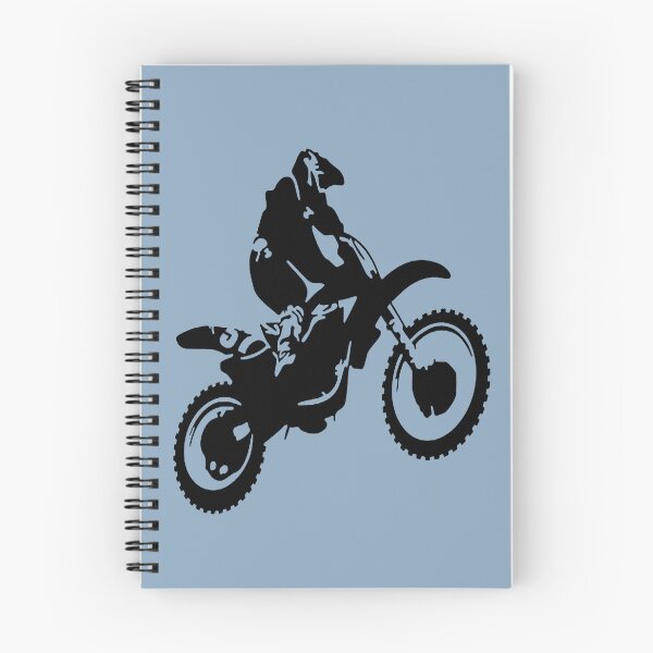 Item preview, Arte vectorial monocromático de moto de cross Moto X - Negro designed and sold by taiche.