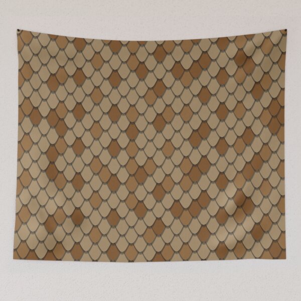 Item preview, Brown Dragon Scale Seamless Pattern – Reptile Skin Fantasy Texture Background designed and sold by Mariana Shymkovych.