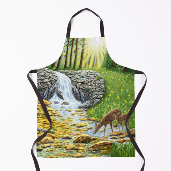 Item preview, Deer In The Forest At Dawn designed and sold by Artworks by Wilma.
