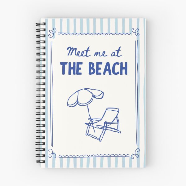 Item preview, Meet me at the beach designed and sold by Rue Market.