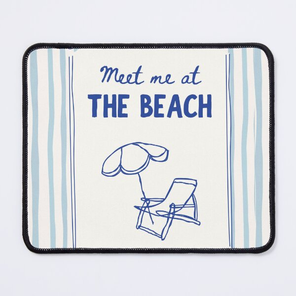 Item preview, Meet me at the beach designed and sold by Rue Market.