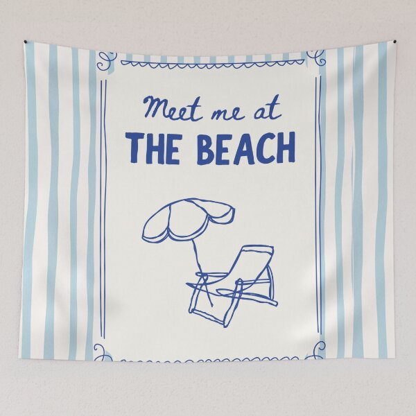 Item preview, Meet me at the beach designed and sold by Rue Market.
