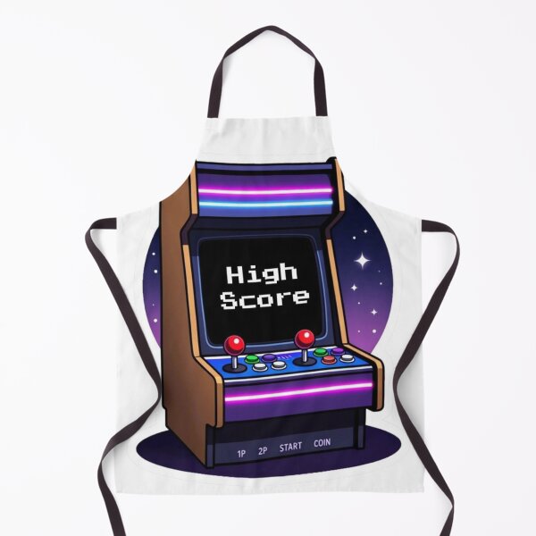 Item preview, Cosmic Retro Arcade Sticker - Wood Grain High Score Gaming Decal designed and sold by GeekStickerLab.